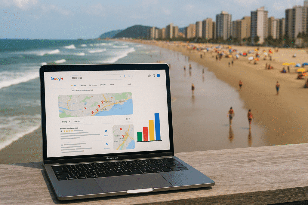 Análise de SEO na Praia Grande: como aparecer no topo do Google local