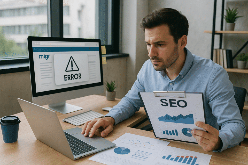 Auditoria de SEO para migração de sites: erros comuns e como evitá-los