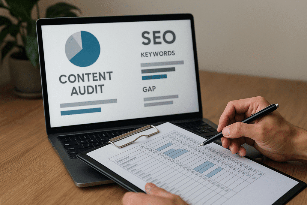 Auditoria de conteúdo: detectando canibalização e lacunas em SEO