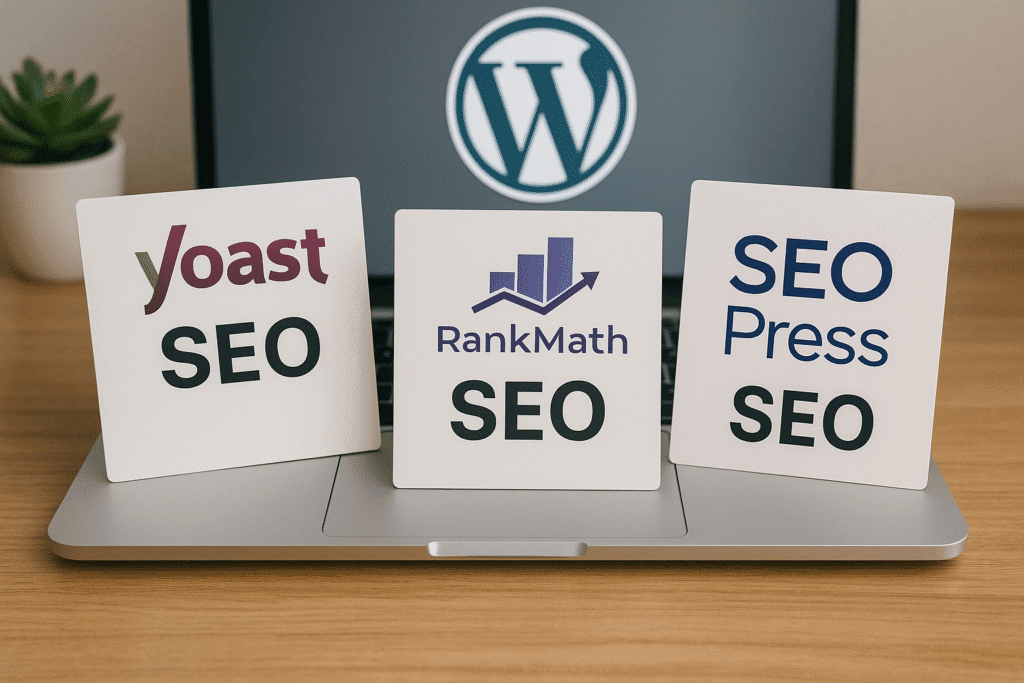 Plugins de SEO para WordPress: comparação real entre Yoast, Rank Math e SEOPress