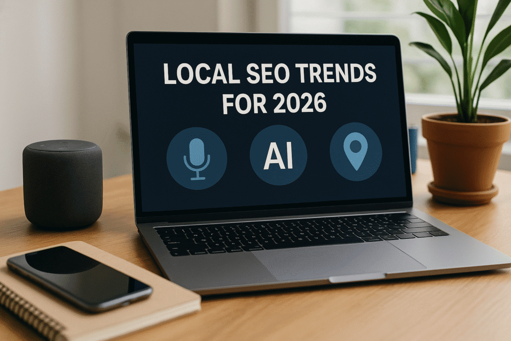 Tendências de SEO local para 2026: voz, IA e AEO regional