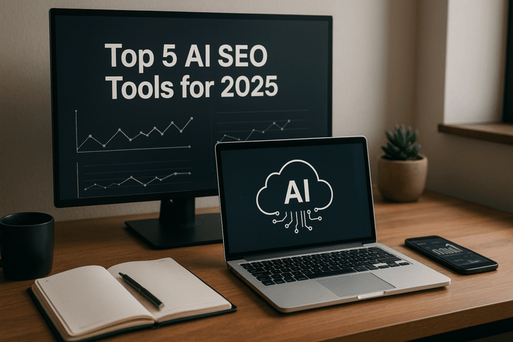 Top 5 ferramentas de AI SEO para 2025